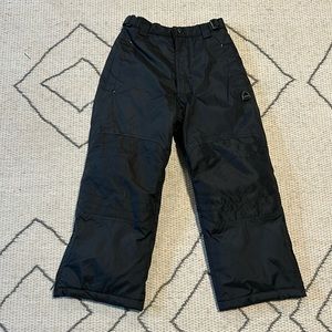 Excellent Condition Boys Protection System Black Snow Pants Size 6